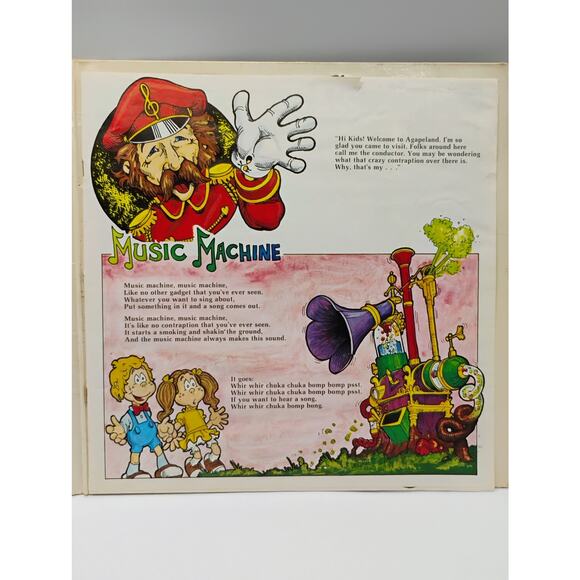 Vinyl THE MUSIC MACHINE by CANDLE 1977 Original gate-fold vinyl LP w/storybook - Picture 5 of 5